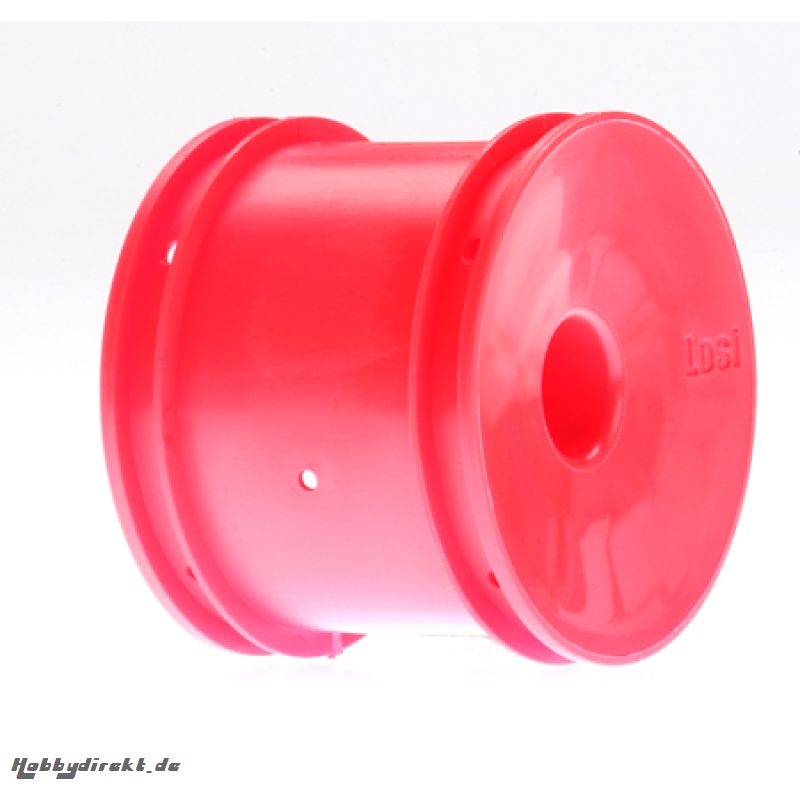 Rear Truck Wheel, Red (2): XX Horizon LOSA7156