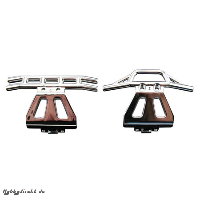 Front/Rear Bumper Set, Chrome Horizon LOSB0911C