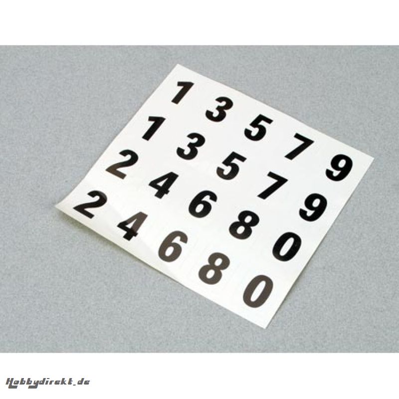 Mini-T Number Sheet (0-9) Horizon LOSB1011