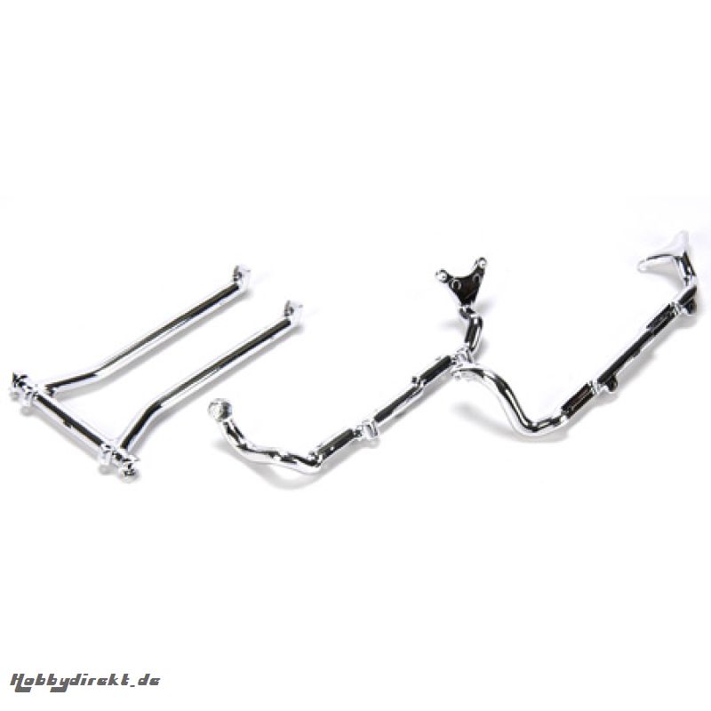 Side Cage Set, Chrome: Mini D Horizon LOSB1122C