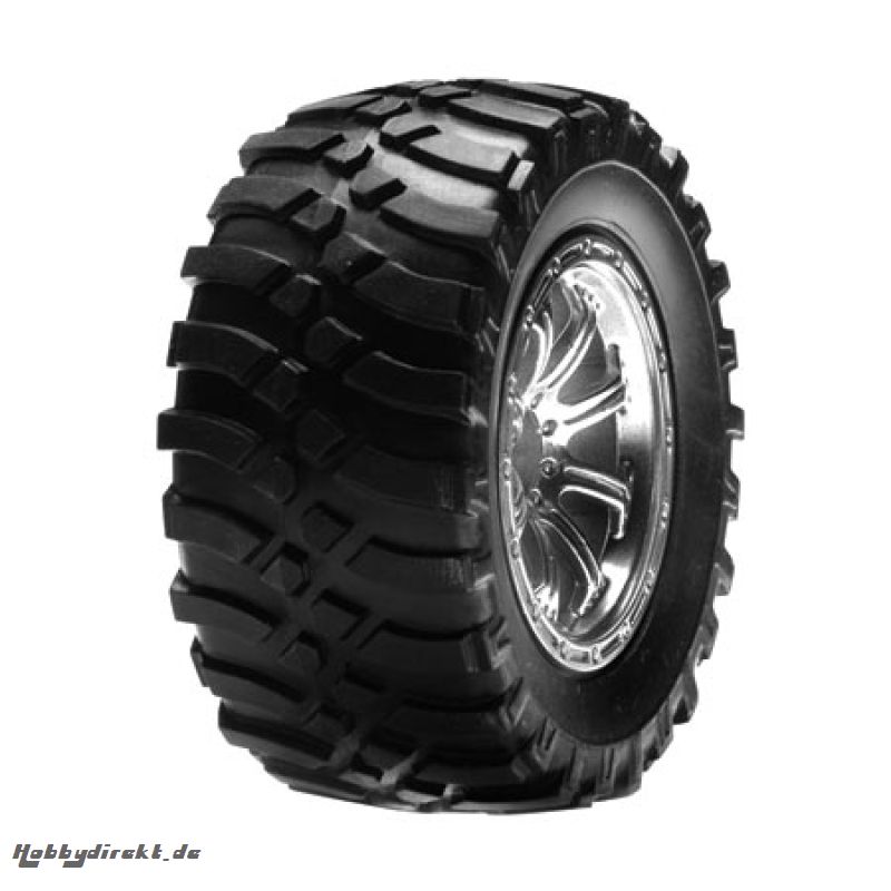 Front Mounted Tire, Chrome: M Horizon LOSB1187