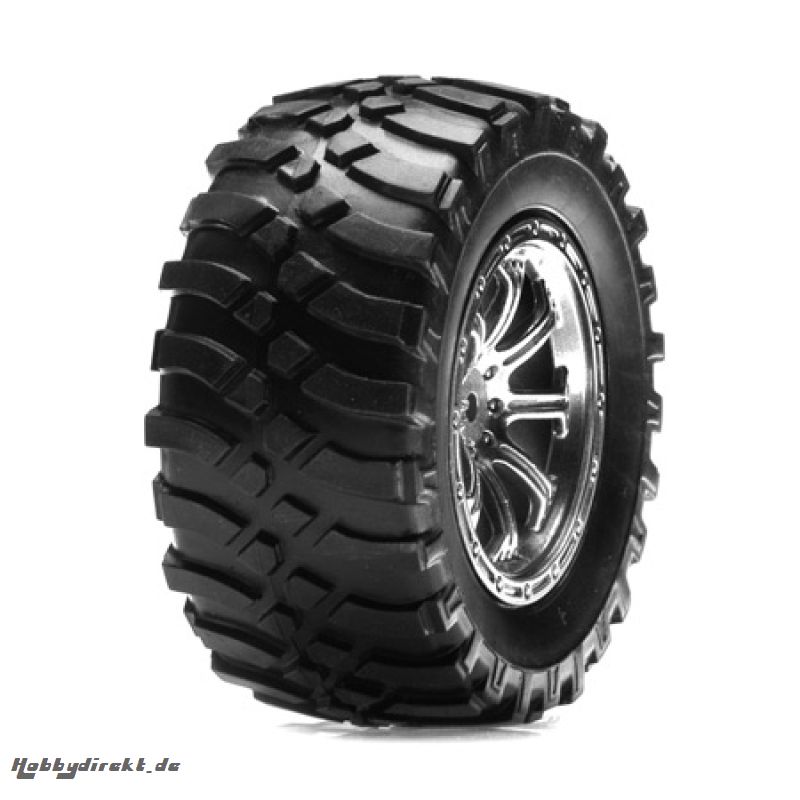 Rear Mounted Tire, Chrome: MH Horizon LOSB1188