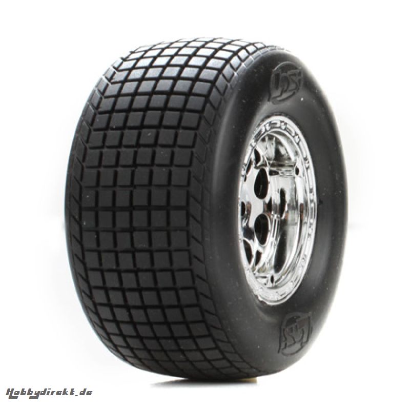 Rear Wheels & Tires, Large Diameter: Mini-S Horizon LOSB1196