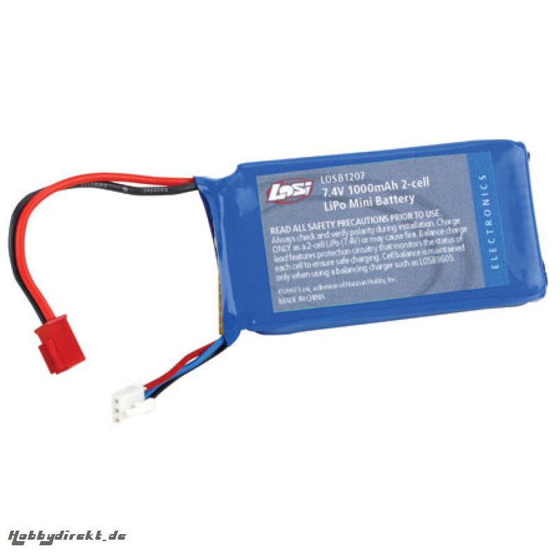 Losi 7.4V 1000mAh 2S LiPo: MMB Horizon LOSB1207