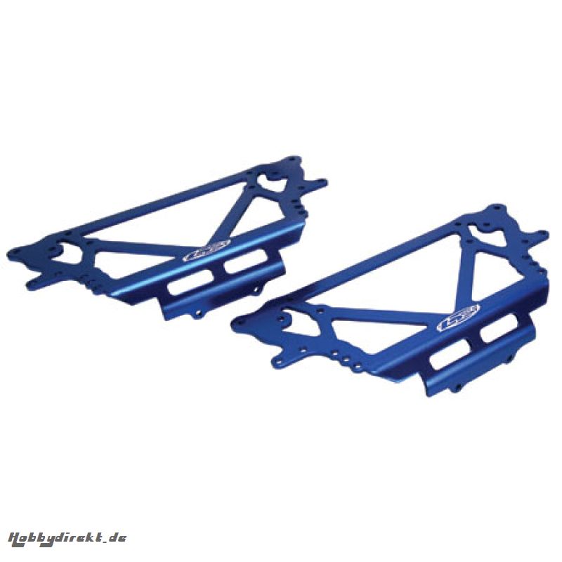 Chassis Plate Set, Blue: NCR Horizon LOSB2290