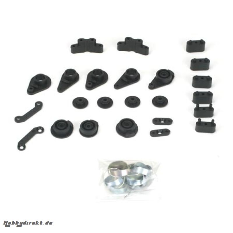 Servo Saver & Mount Set: LST, LST2, AFT, MGB Horizon LOSB4250