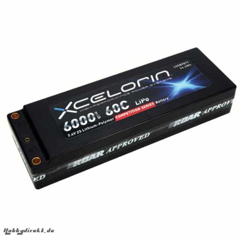 Losi 7.4V 6000mAh 2S 60C LiPo Horizon LOSB9877