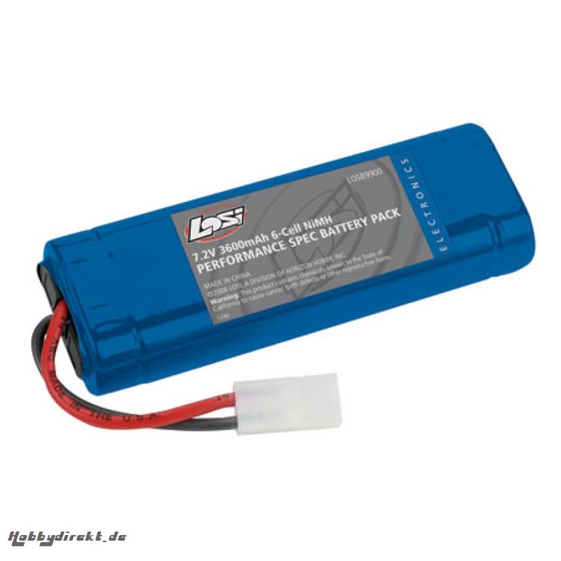 6 Cell 3600mAh 7.2V NiMH Perf Horizon LOSB9900