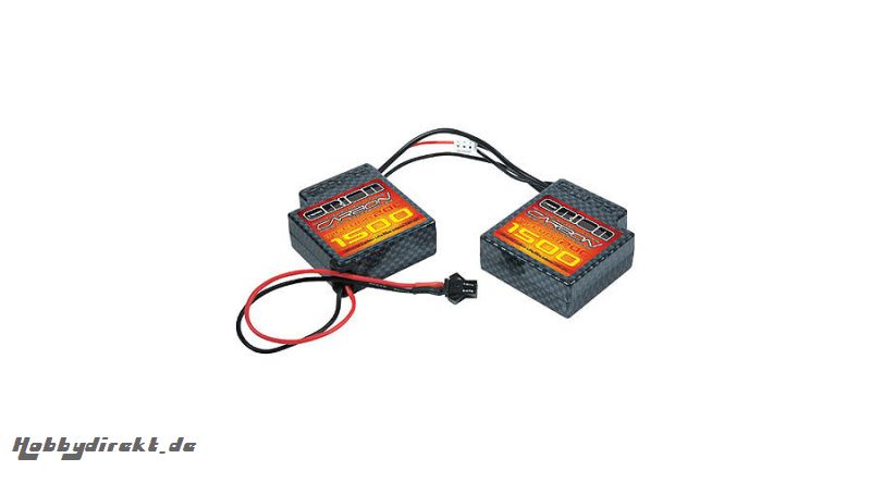 Team Orion Carbon LiPo 1500 Mini Inferno 7.4V 20C Micro Plug (20 AWG) Horizon ORI14150