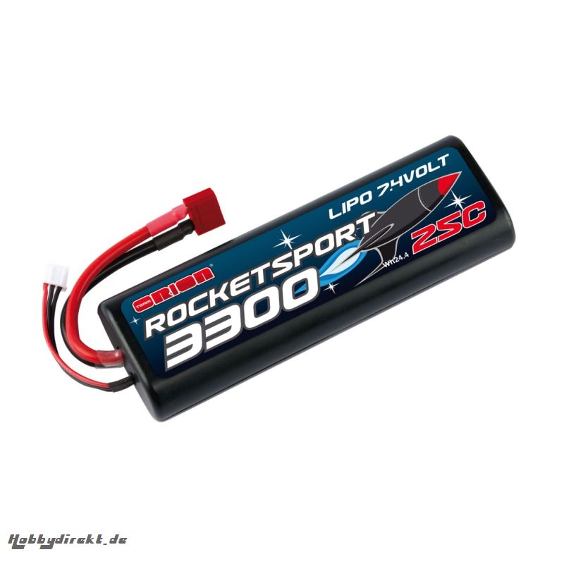 Team Orion Rocket Sport 3300 LiPo 7,4V (Deans Stecker) Horizon ORI14164