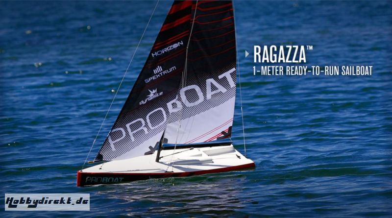 Pro Boat Ragazza 1 m Segelboot V2 RTR Horizon PRB07003