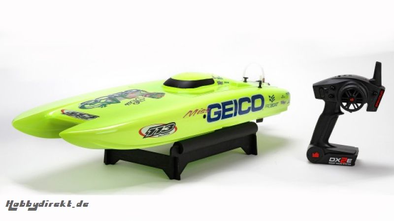 Proboat Miss Geico 29-inch Catamaran V3 Brushless: RTR INT Horizon PRB08009I