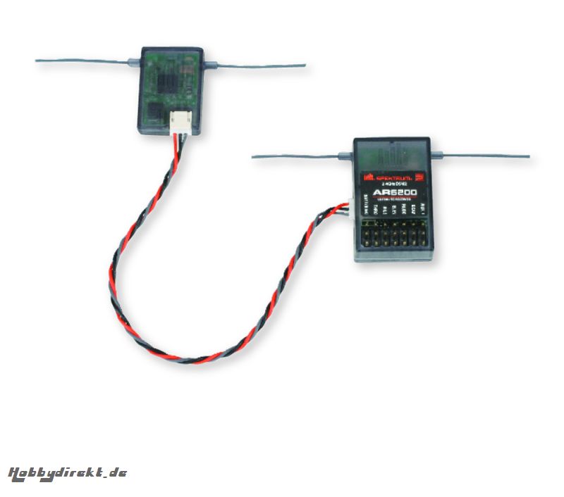 Spektrum AR6200 DSM2 6 Kanal Ultralite Empfänger SPMAR6200