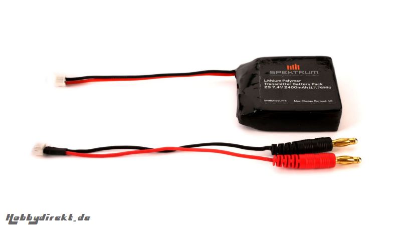 Spektrum 2400mAh 2S 7,4V Lipo Empfängerakku f. DX4S Spektrum SPMB2400LPTX