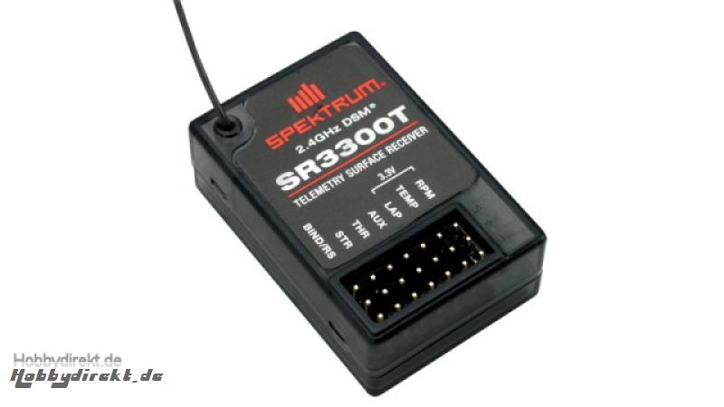 SR3300T DSM 3CHRxw/Telem:Surf SPMSR3300T Spektrum