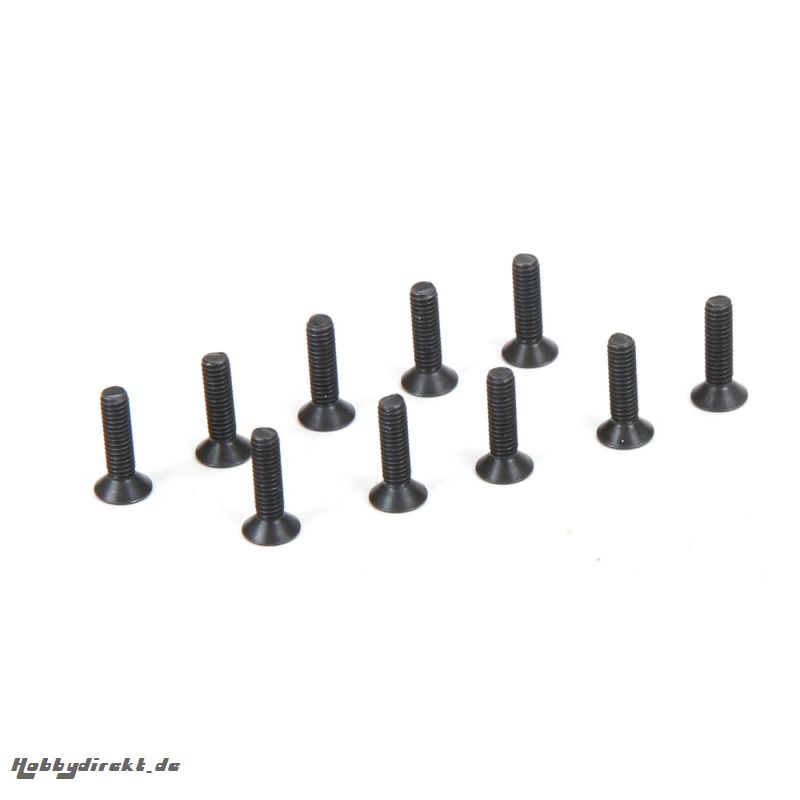 Flat Head Screws, M2.5 x 10mm (10) Horizon TLR235007