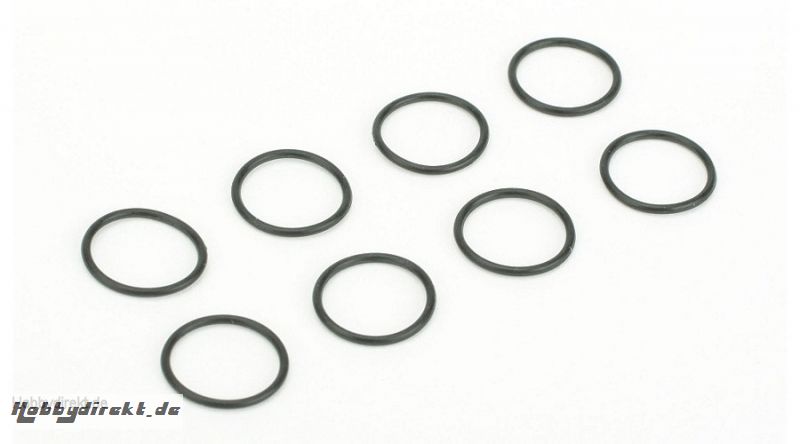 TLR O-Rings / Dämpferkappe mit Entlüftung (8): TEN Horizon TLR334000