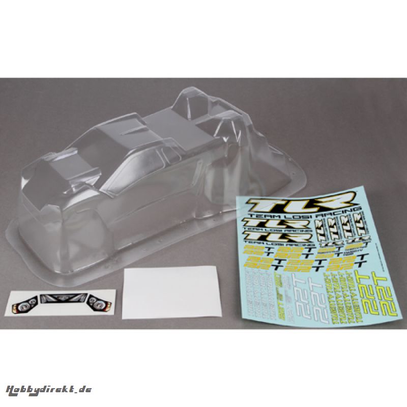 TLR Monstertruck Karosserie, Mittelmotor transparent : 22T Horizon TLR8059