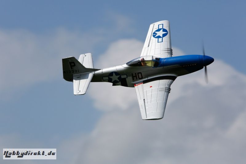 E-flite P-51D Mustang 280 BNF Basic Horizon EFL6150