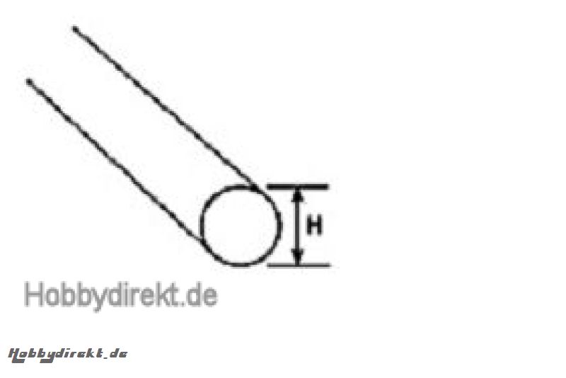 AR-4H Acryl-Rundstab transparent klar Ø3,2x225mm (30) Krick 190292