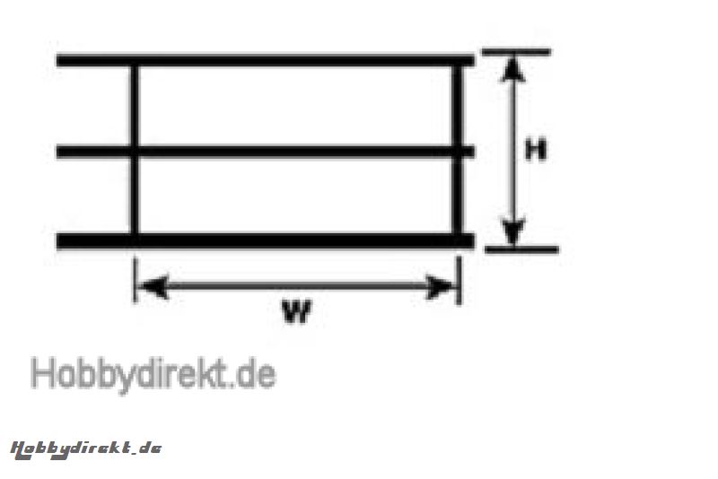 HR-2 Geländer 1:200 ABS (2 Stück) Krick 190471