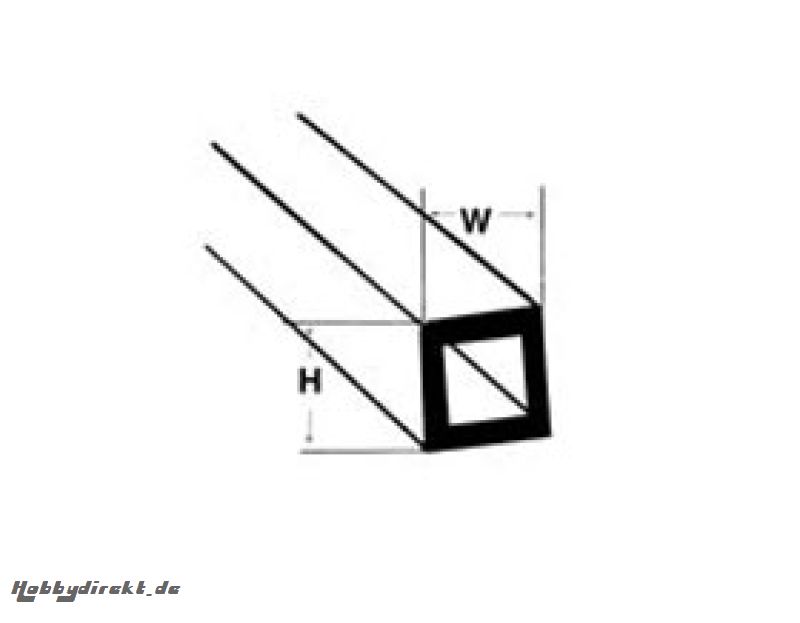 STFS-4 Quadrat-Rohr 3,2x3,2x375mm (7) Krick 190621