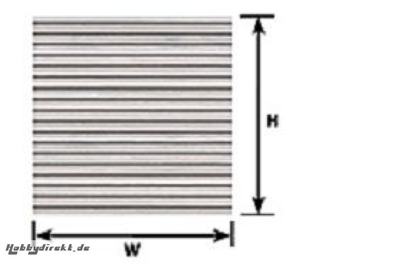 Wellblech PS-11 1:100 (2 Stück) Krick 191509