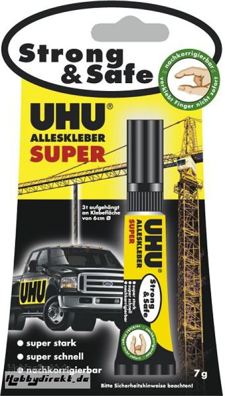 UHU ALLESKLEBER Super Strong&Safe 7g Krick 46960