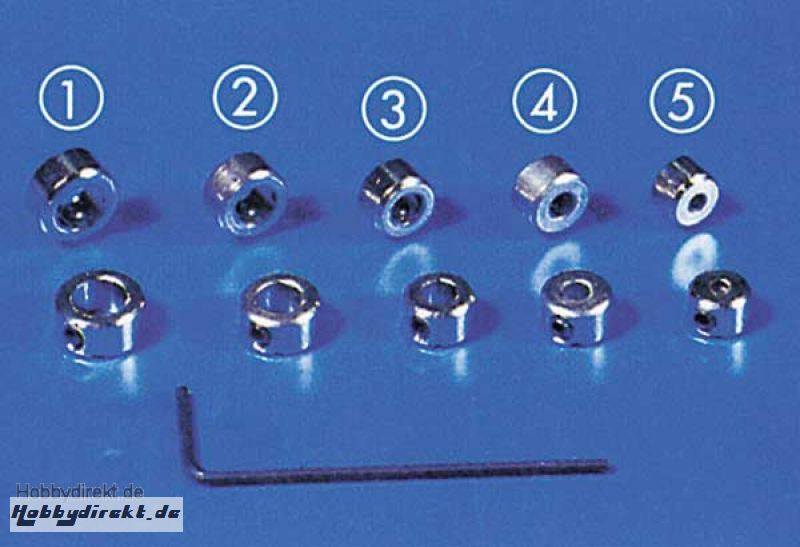 Stellringe 3 mm Innensechskant 5x Krick 50494