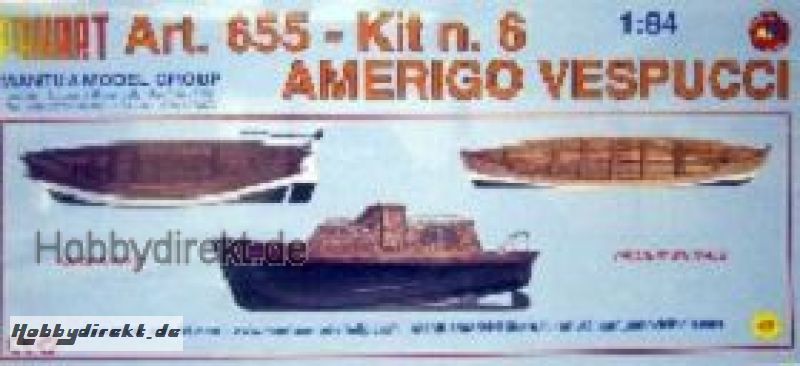 Amerigo Vespucci Baukasten 6. Schritt Krick 800655