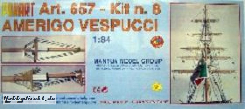 Amerigo Vespucci Baukasten 8. Schritt Krick 800657