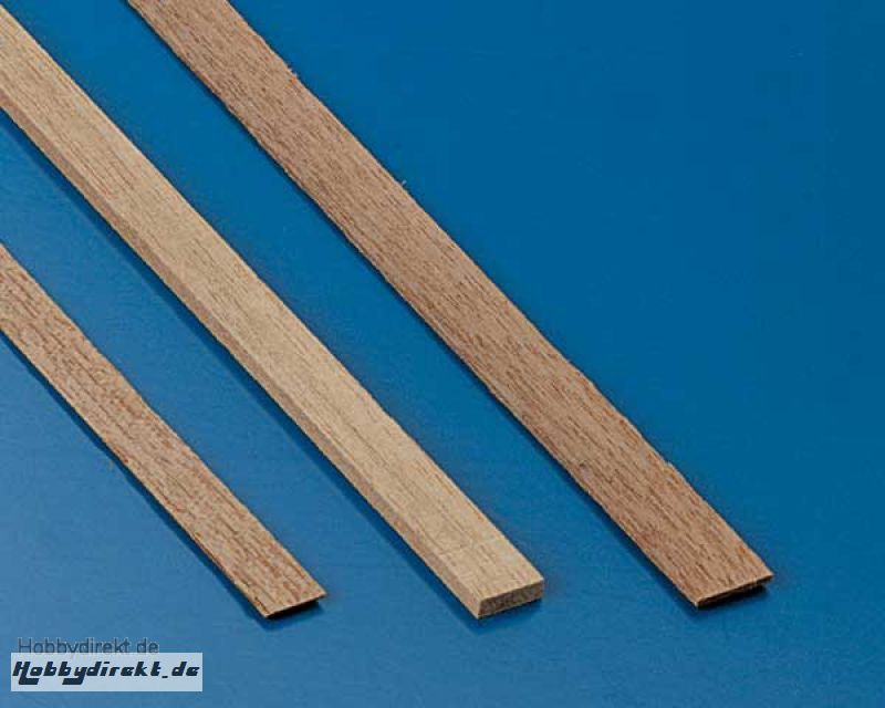 Nussbaumleisten 1x3mm(10Stk) Krick 81571