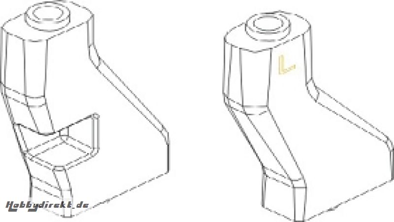 Servo Halterung Set Vulcan Krick 850723