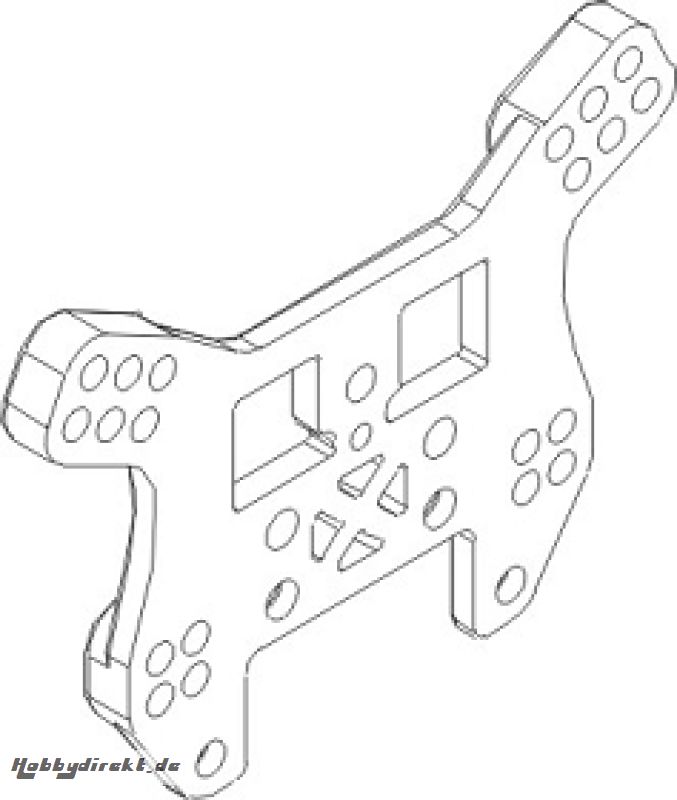 Stoßdämpferhalter vorne 1:16 Krick 850726