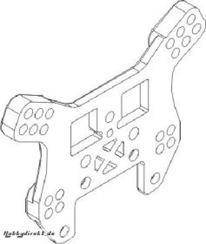 Stoßdämpferhalter hinten 1:16 Krick 850727