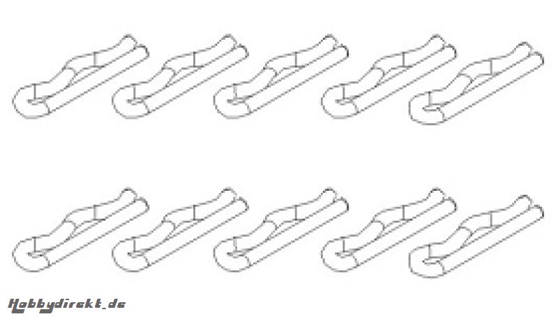 Karosserieklammern A (10) Krick 850781