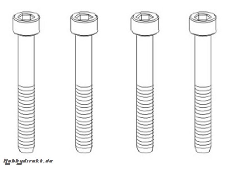 Schrauben M3x24mm (10) Krick 850789