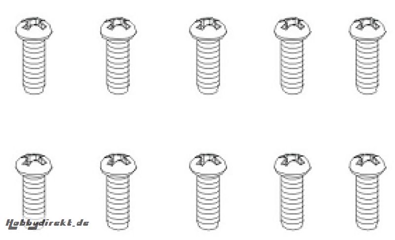 Schrauben BM 3x10 BH (10) Krick 850797