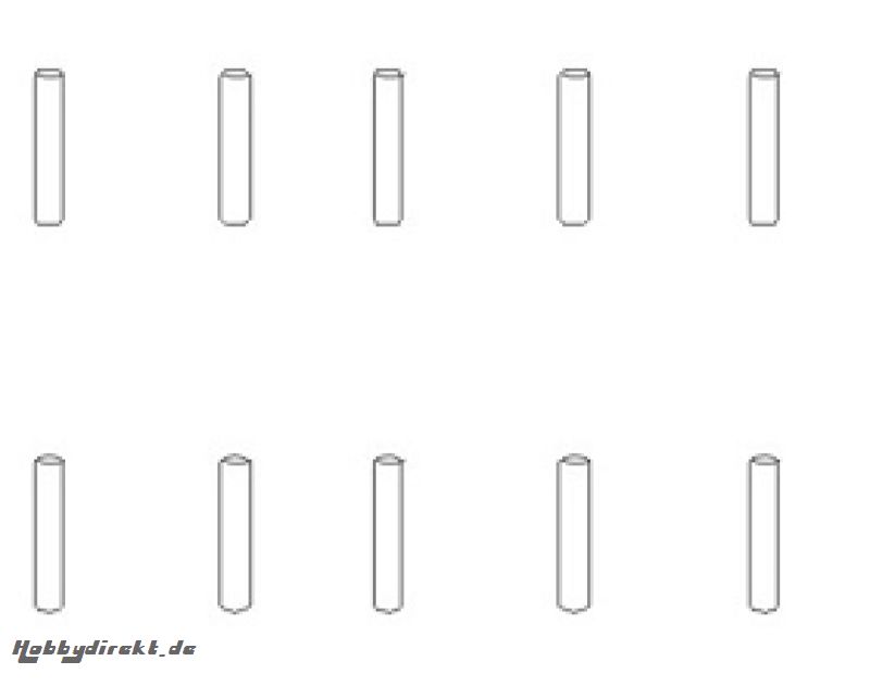 Mitnehmerstifte 1,5x7,5 (10) Krick 850803