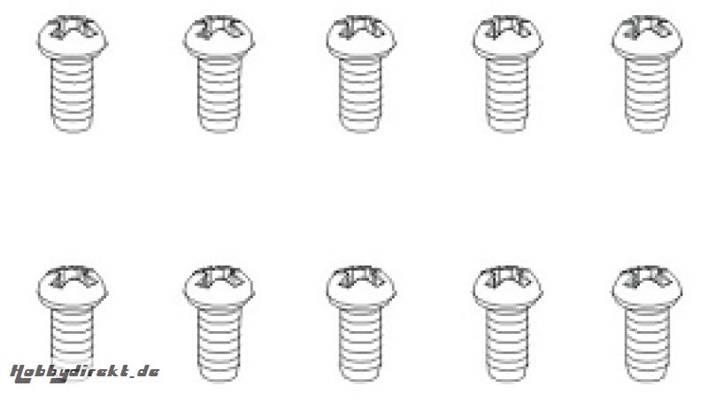 Schrauben BT 3x8 BH (10) Krick 850836