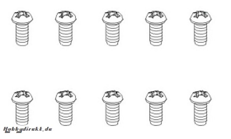 Schrauben BM 2,5x6 BH (10) Krick 850838