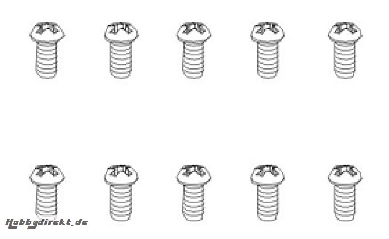 Schrauben BT 2x6 BH (10) Krick 850845