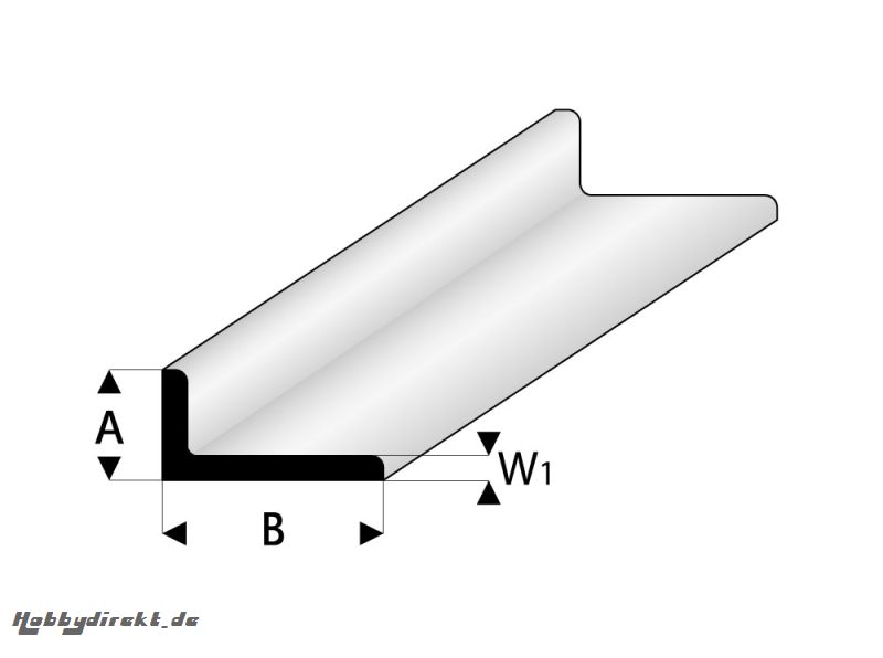 ASA L-Profil 4,5x9x330 mm (5) Krick rb417-57-3