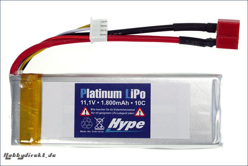 Akku LiPO 1800mAh 11.1V. 10C Hype Kyosho 022-2007