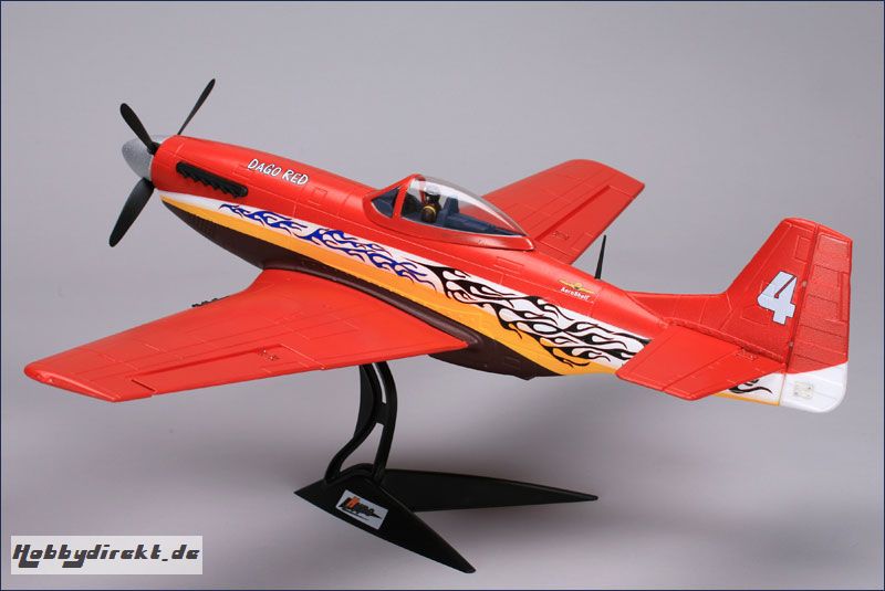 P-51 Dago Red ARF,ESC,BL,Servo Hype Kyosho 025-1000