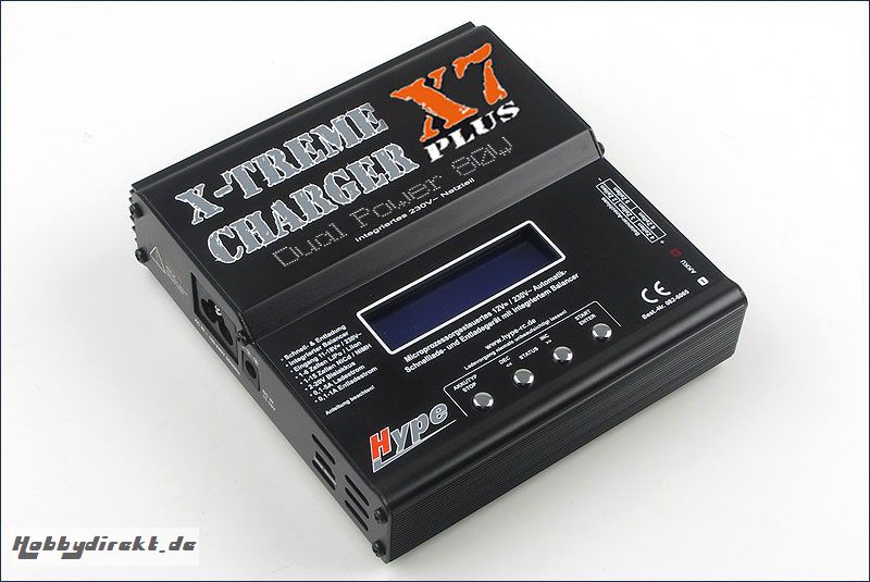 Ladegeraet X7 Plus Dual Power 80W Hype Kyosho 082-6066