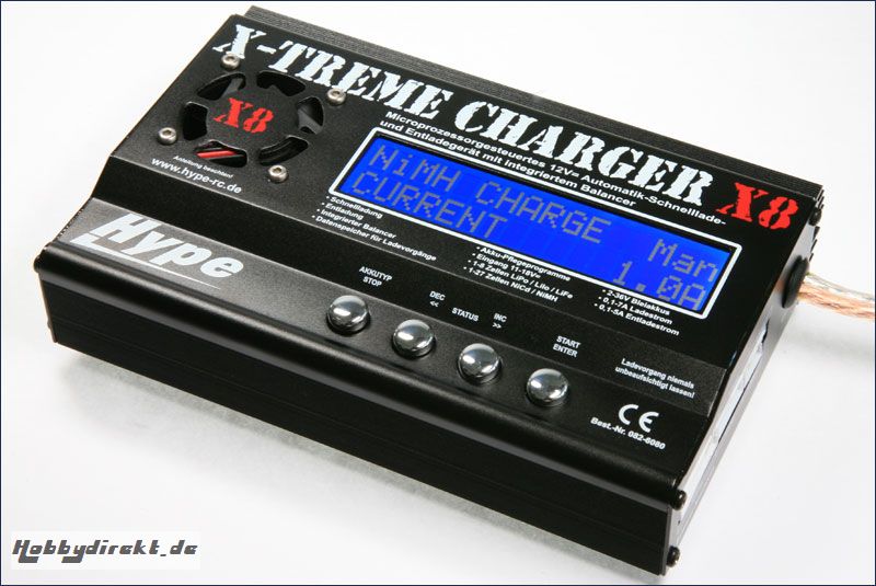 Ladegeraet X-Treme Charger LiPo X8 Kyosho 082-6080