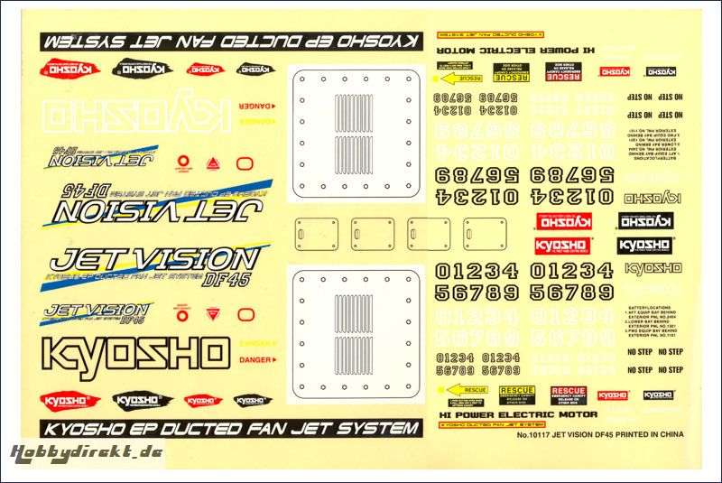 Dekorbogen Kyosho 10117-03