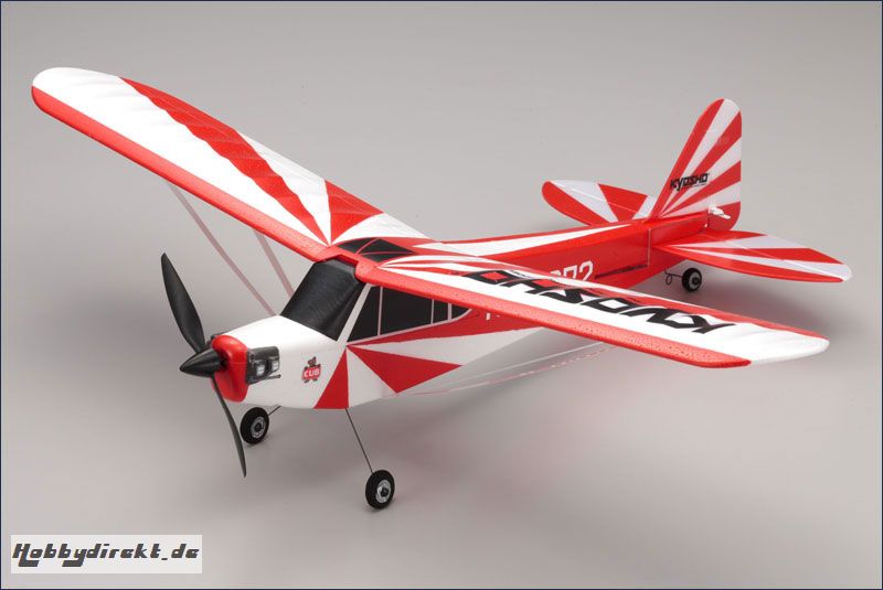 EP Clipped Wing Cub 2,4Ghz r/s, rot Kyosho 10752RS-CR