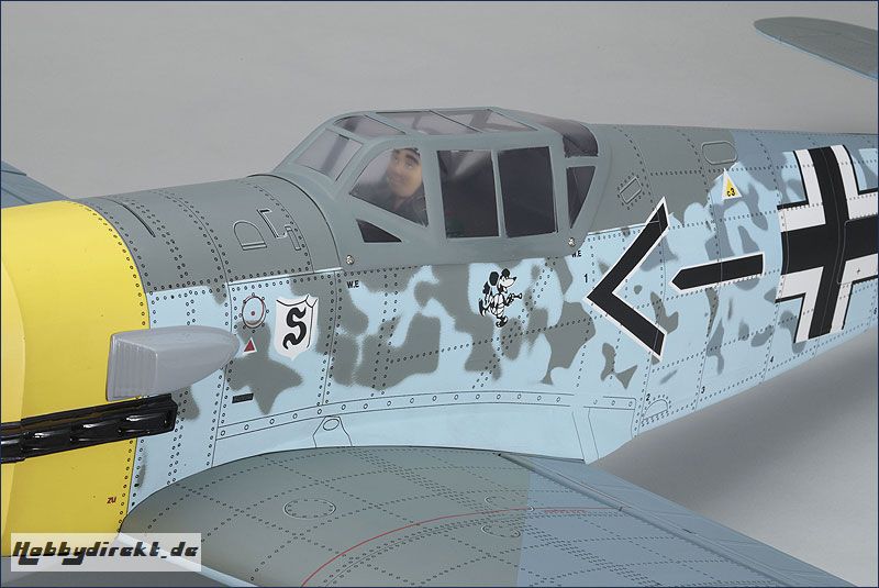 SQS EP Messerschmitt Bf109E 50 ARF Kyosho 10864